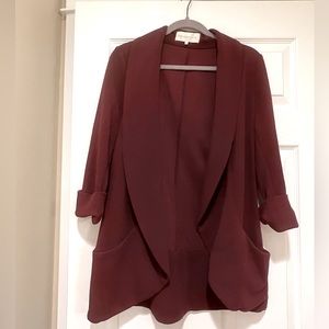 French Mauve Melanie Tunic in Maroon